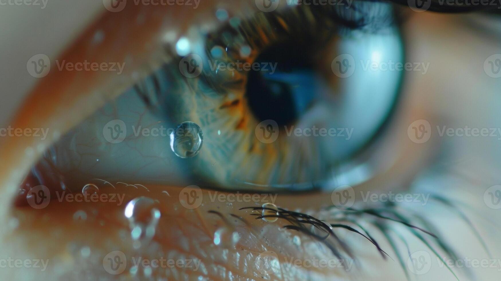 As it falls the tear seems to echo the heartbeat a reminder of the emotional journey we all take. photo