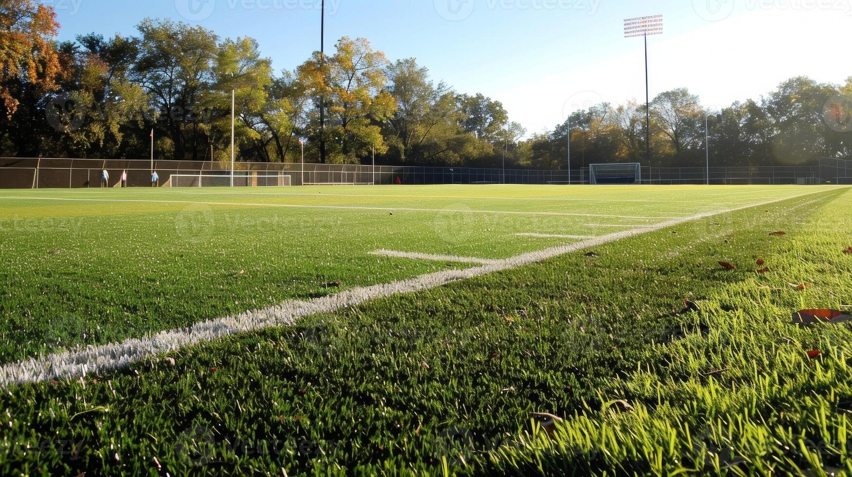 The utilization of specialized turf covers to protect and maintain the field during nonsporting events photo