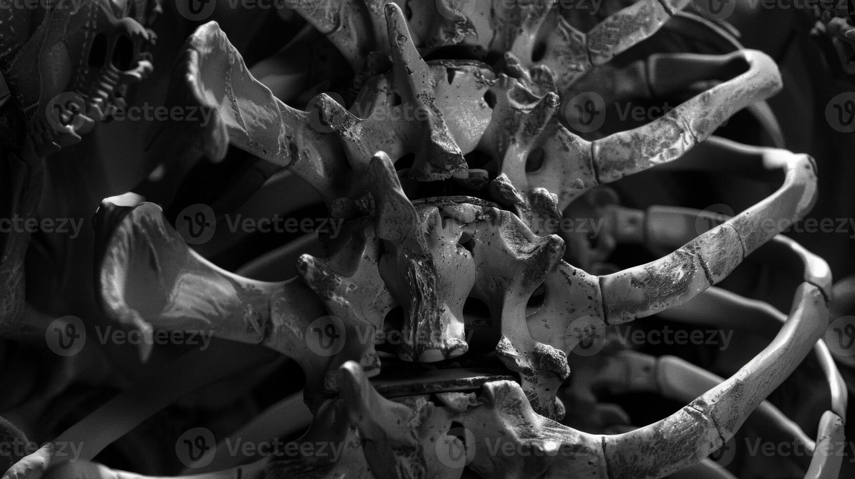 Rising up from the base of the skull the spine stretches forth with a sense of strength and purpose much like the soaring spires of a cathedral. photo