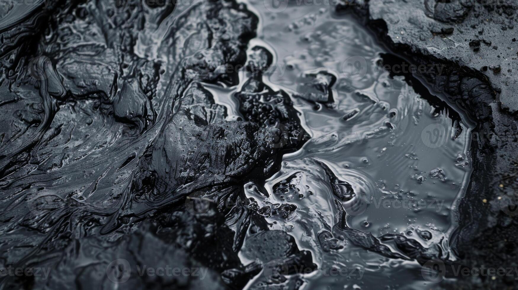 Endless pools of dark sludgy water hiding the harmful byproducts of coal combustion photo