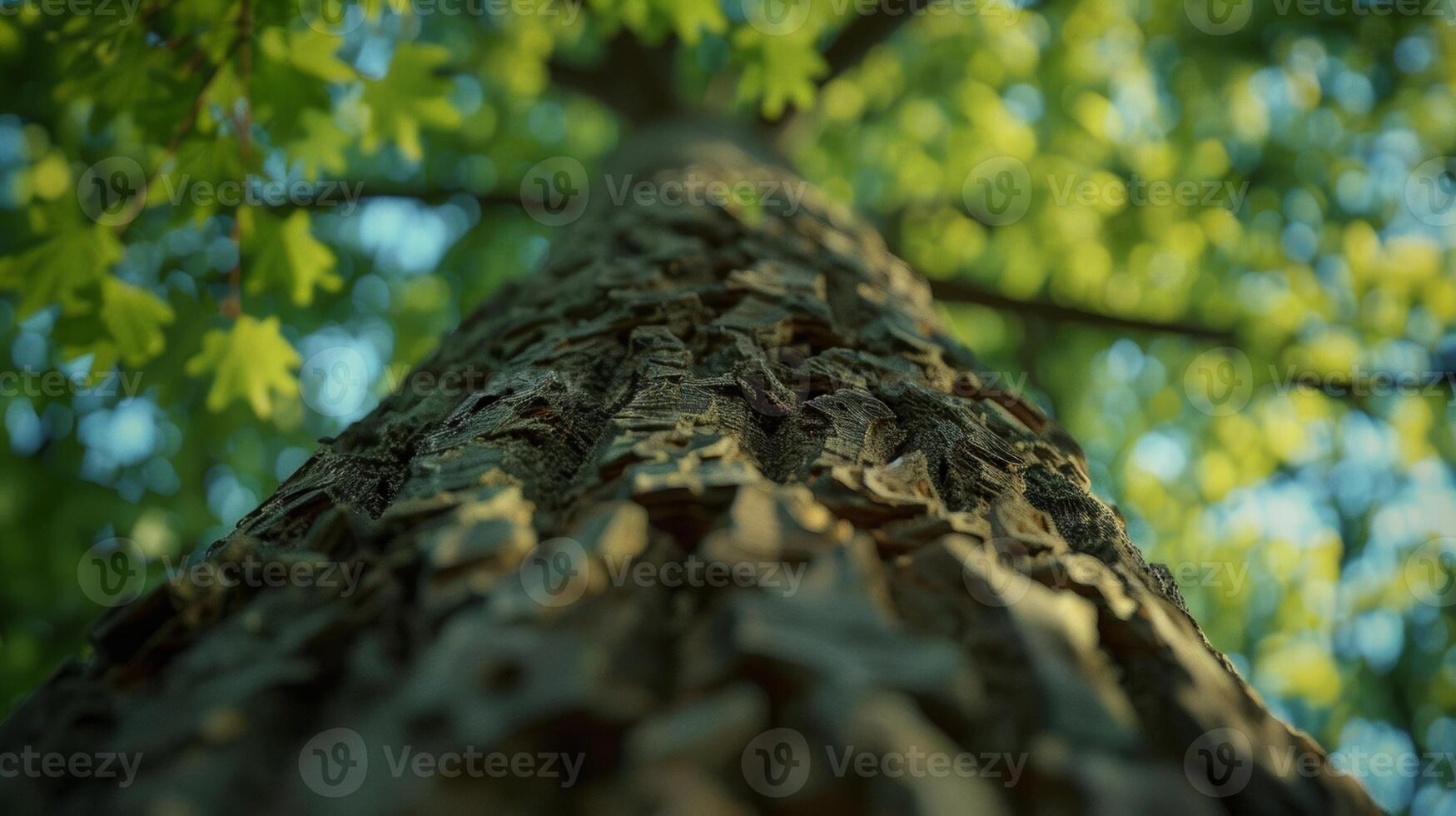 The trunk of the tree stands strong and sy symbolizing the persons determination and perseverance photo