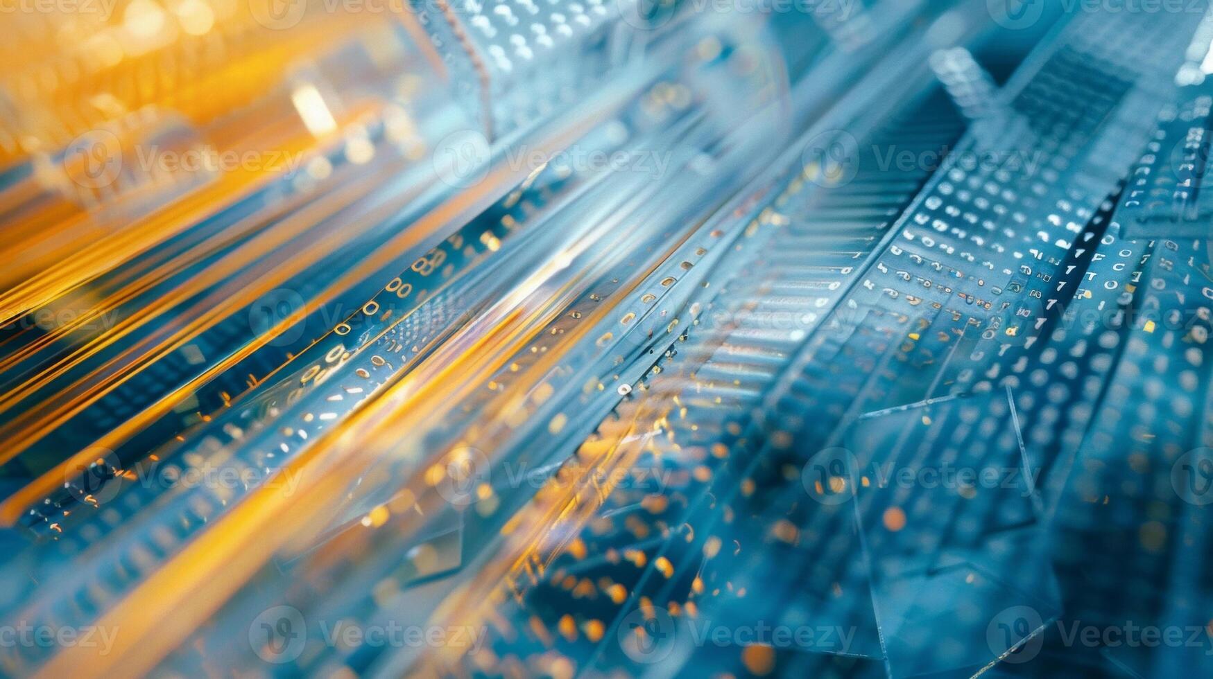 A detailed shot of a modern LCD panel revealing the thin layers of liquid crystals and thin film transistors TFT that allow for precise control and manipulation of light photo