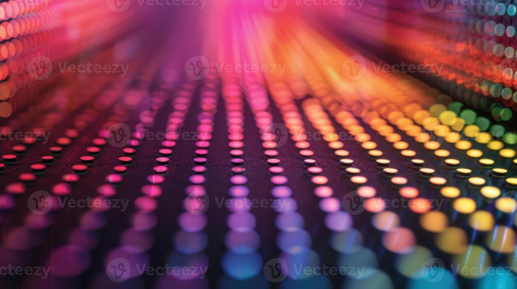 An upclose view of quantum dots arranged in a grid pattern demonstrating the precision and uniformity they offer in creating a clearer and more precise display photo