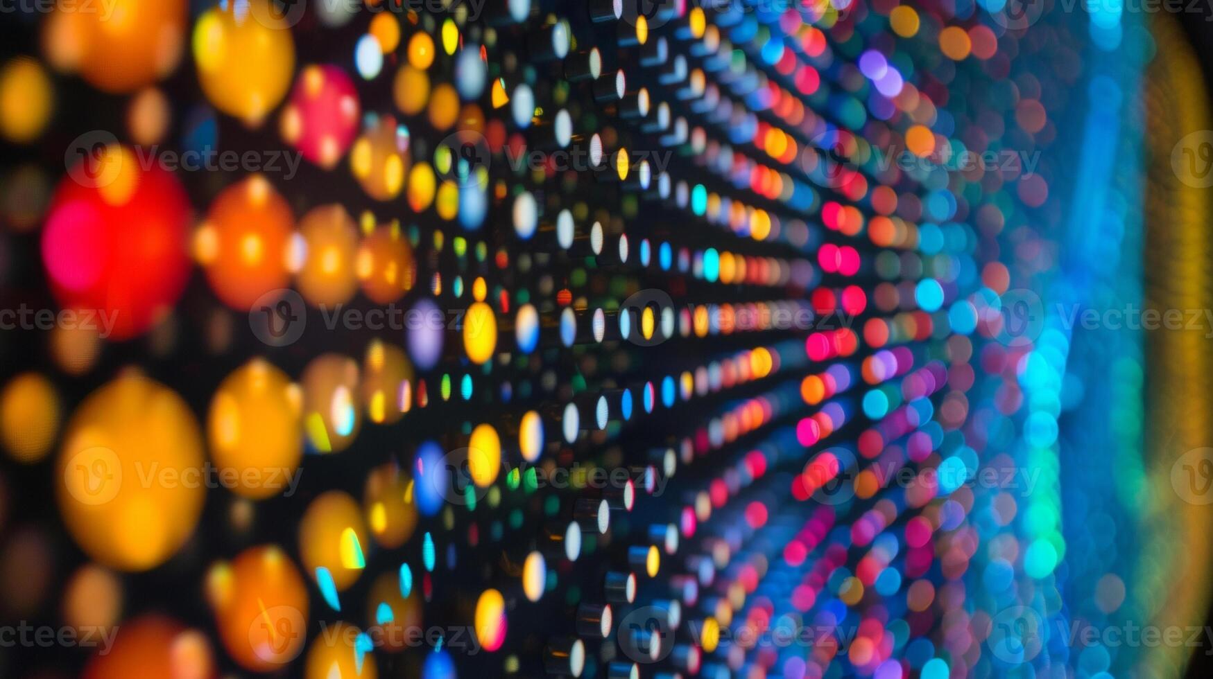 A closeup shot of a computer screen displaying a simulation of a quantum dot arrangement. The dots represented as different colored dots are being manipulated by the use photo
