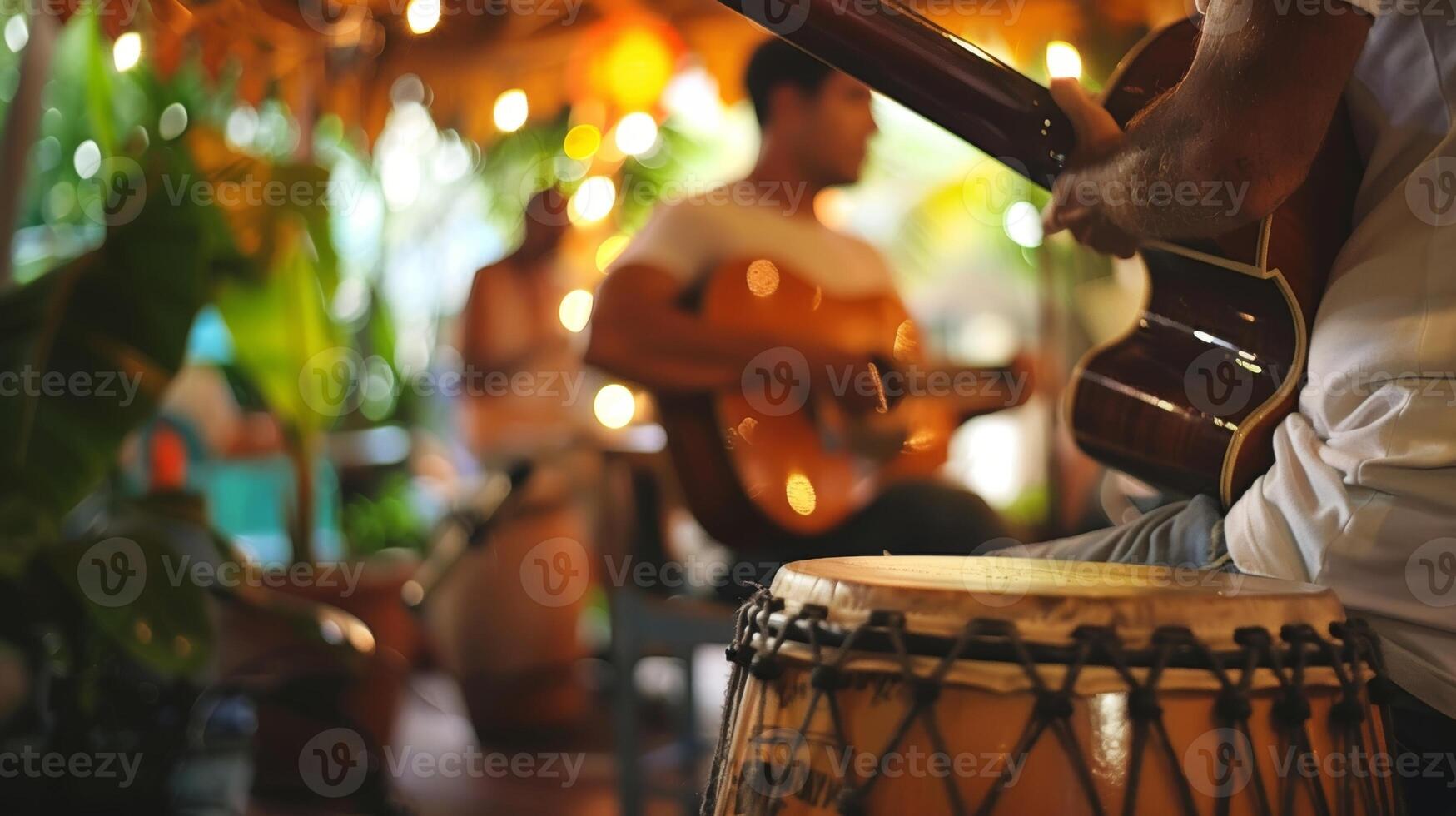 Live music fills the air on weekends with local musicians playing calming Caribbean tunes adding to the bistros laidback atmosphere photo