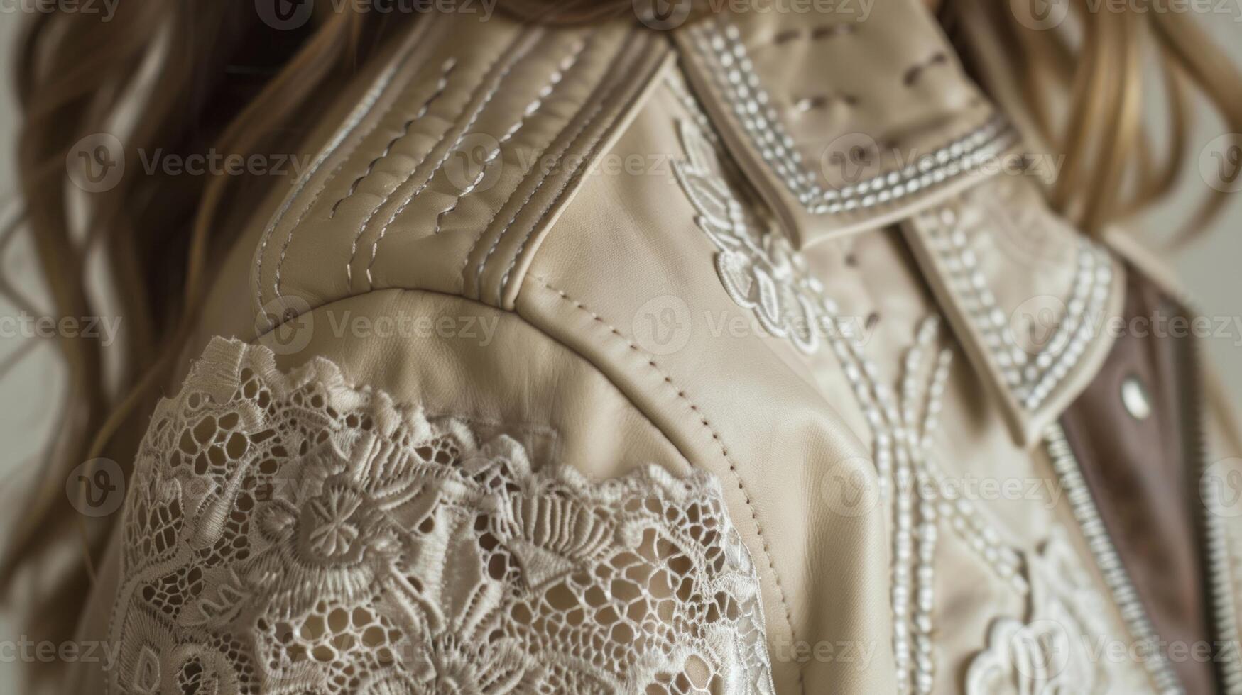 The combination of leather and lace in Western fashion creates a juxtaposition of toughness and femininity resulting in a versatile and appealing style photo