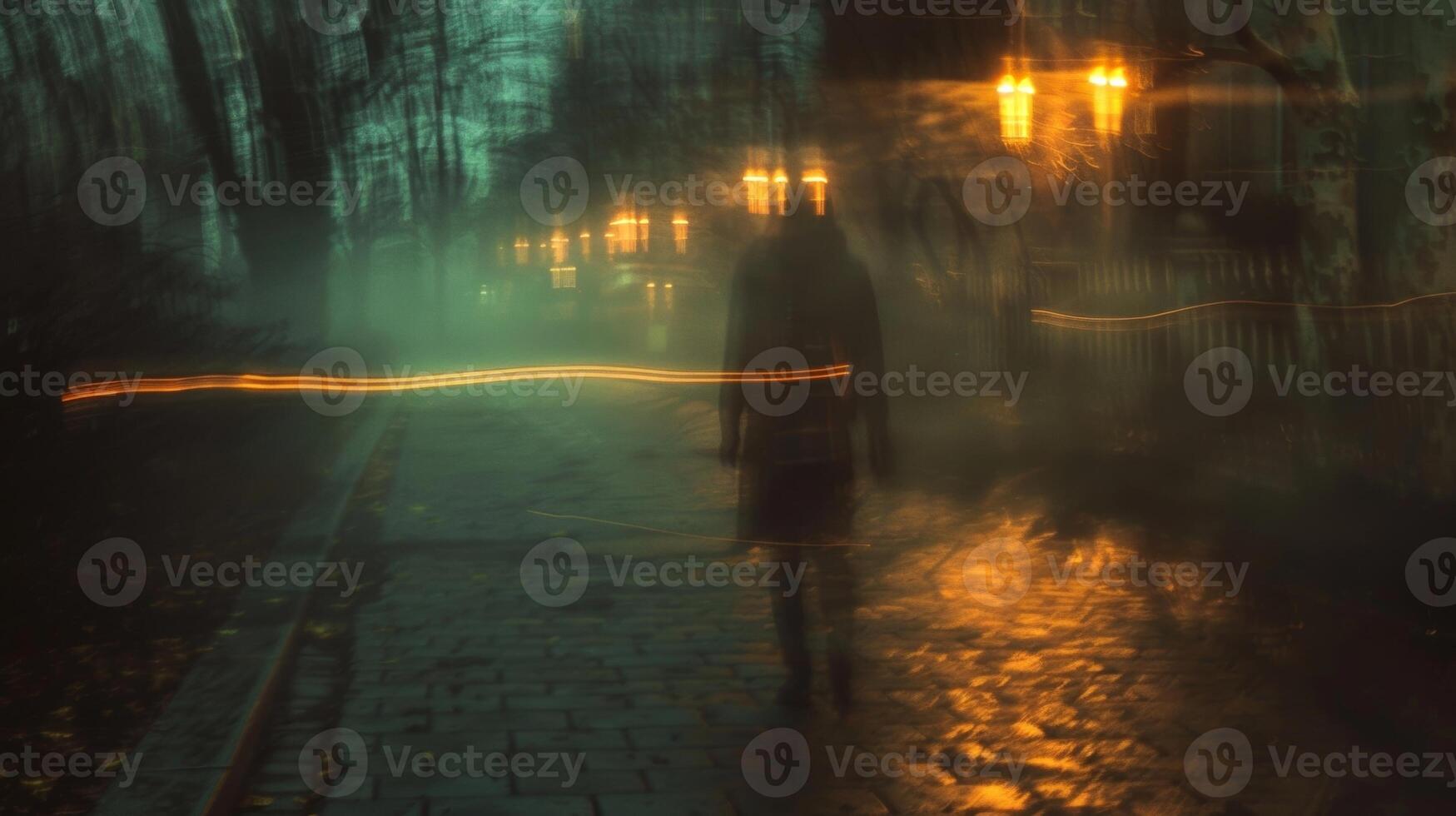 The ghostly lights seem to move with a purpose drawing in those who are lost and unaware photo