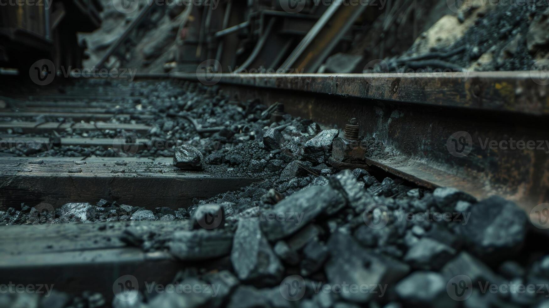 A final quality check before the coal is loaded onto trucks for transportation photo
