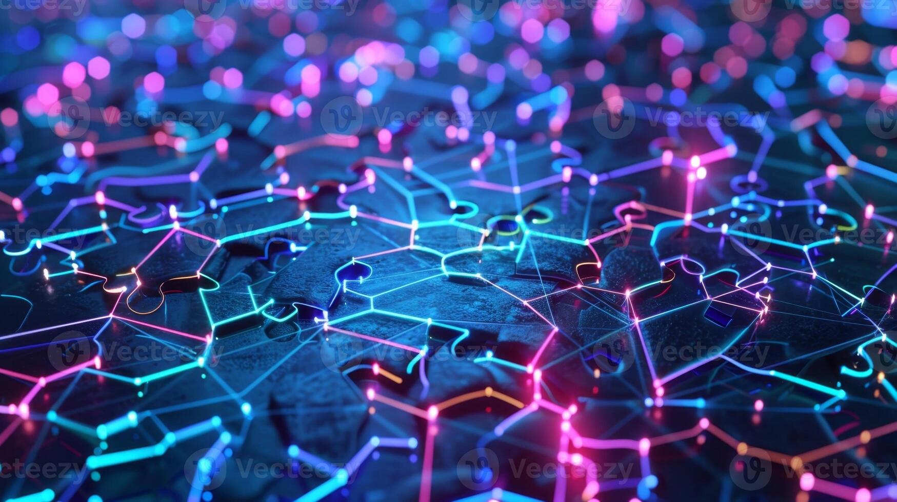 Neuroscientists piecing together a giant puzzle each data point representing a crucial piece in understanding the grand design of the brain photo