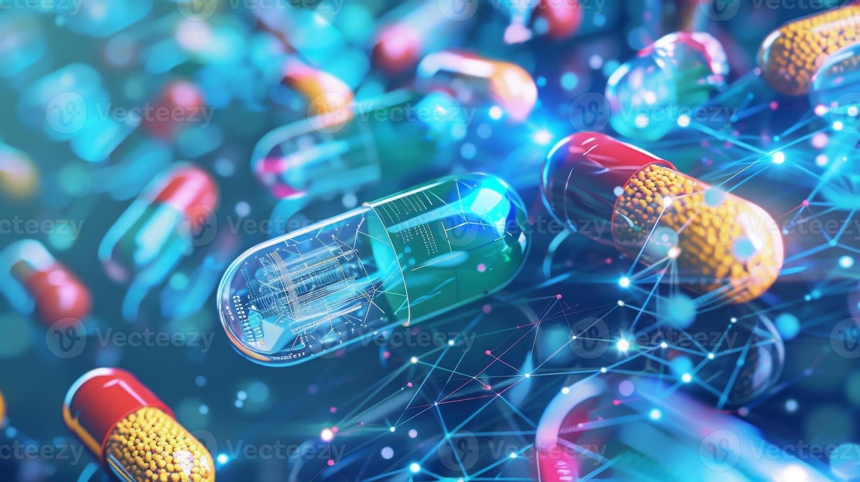 Machine learning algorithms analyze data from drug interactions with different cellular components helping to identify potential drug toxicities and improve drug safety photo