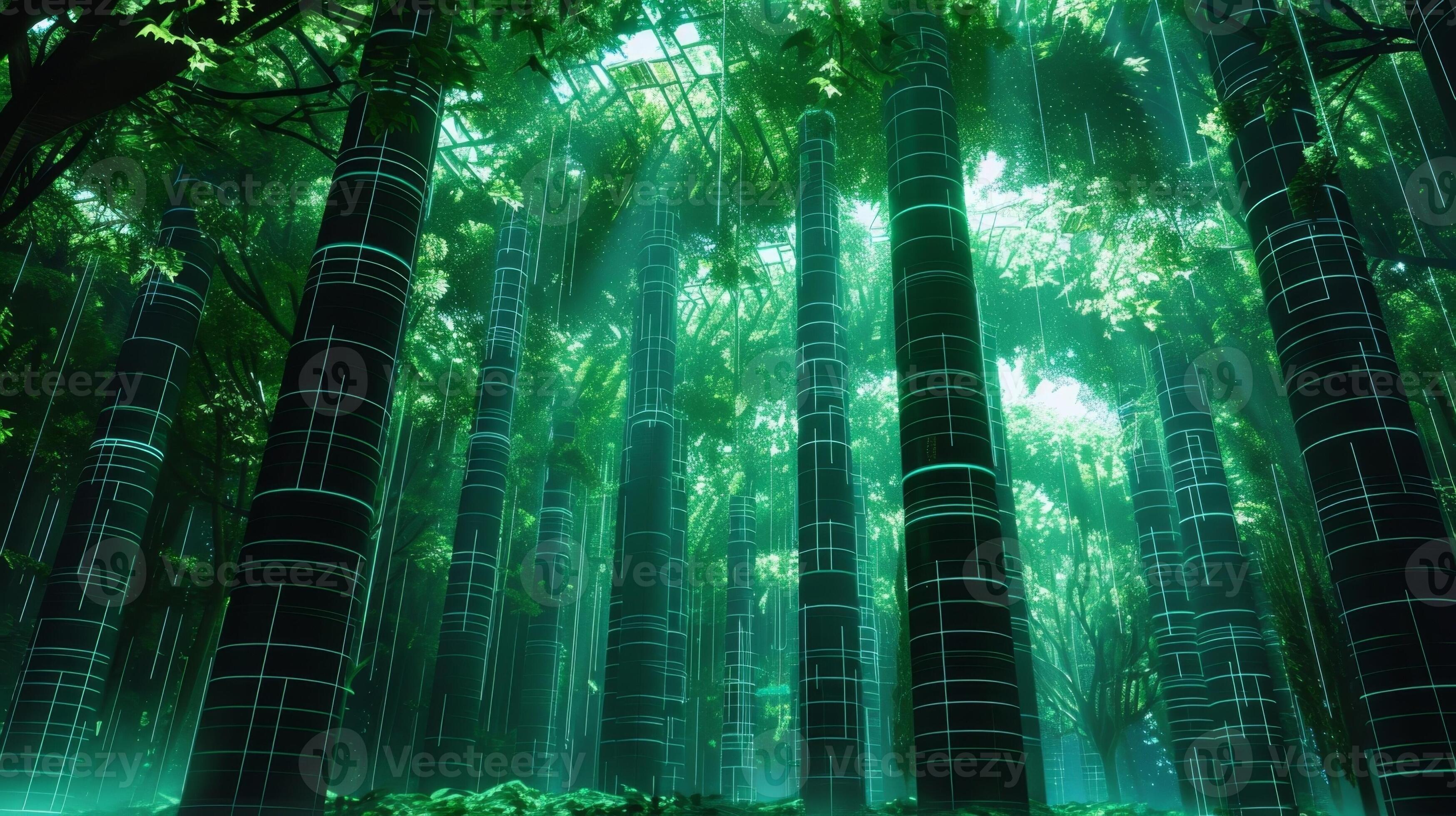 The trees in the Abstract Data Forest were like pillars of knowledge ...