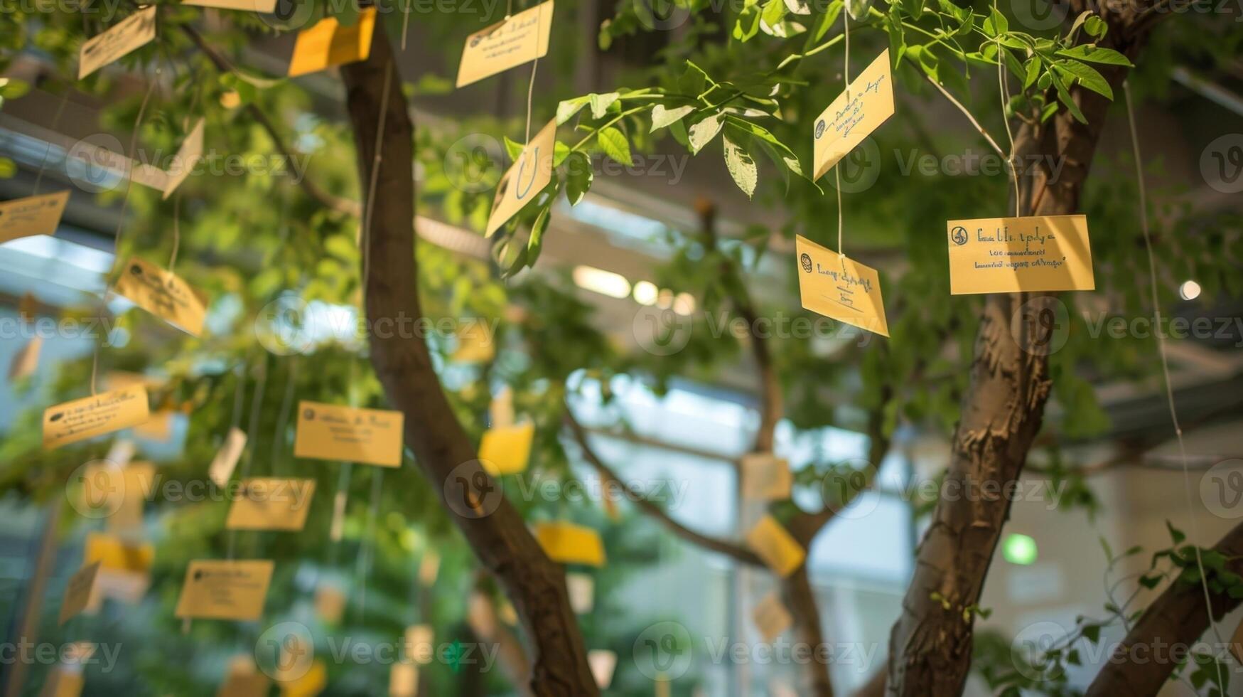 Each branch was labeled with a different topic showcasing the vast breadth of information that the tree held within its reach photo