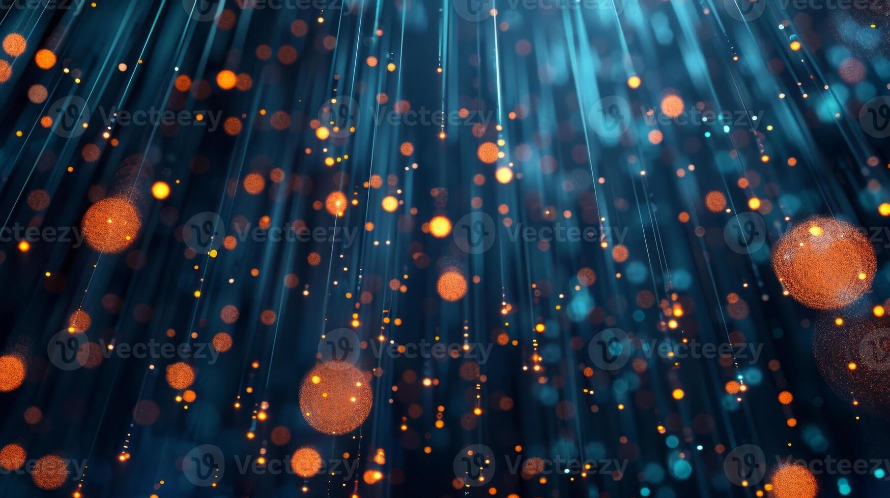 Like raindrops data falls from the everexpanding cloud of ones and zeros saturating the digital landscape photo