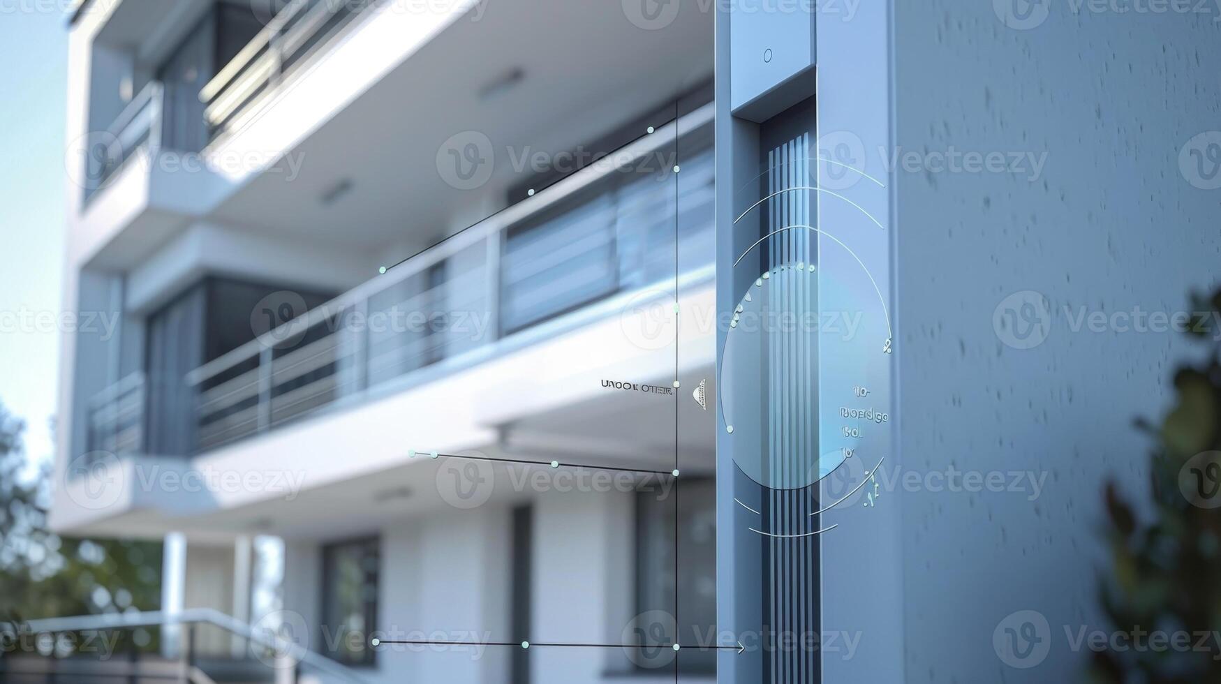 A biometric voice recognition system being used to grant access to a private apartment building ensuring only authorized individuals can enter photo