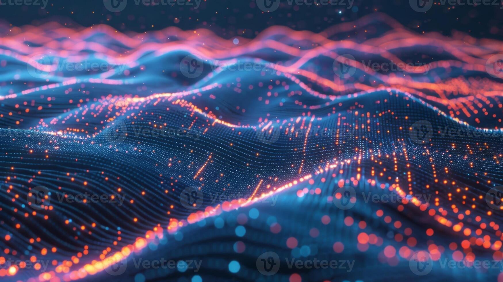 A digital treasure map with the algorithm acting as the navigator using clues and coordinates to lead to the most valuable data points photo