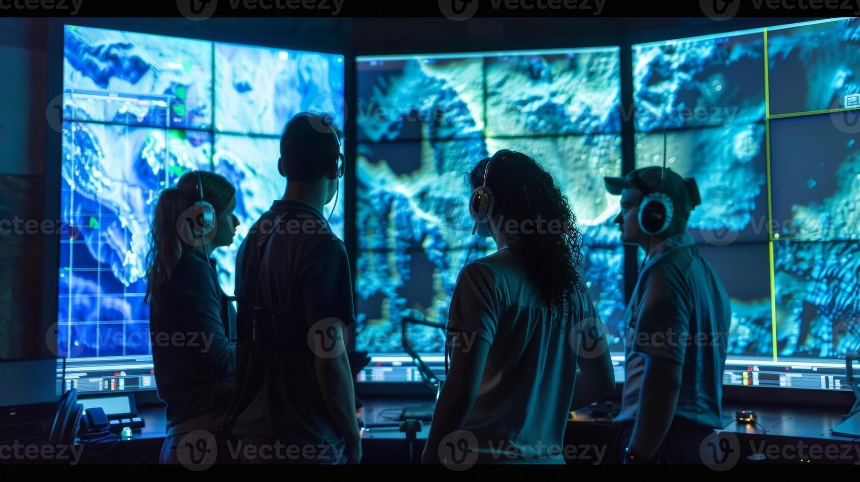 The monitoring facility was a hub of activity with scientists from different backgrounds and expertise working together to monitor and understand the everchanging world of seismic photo