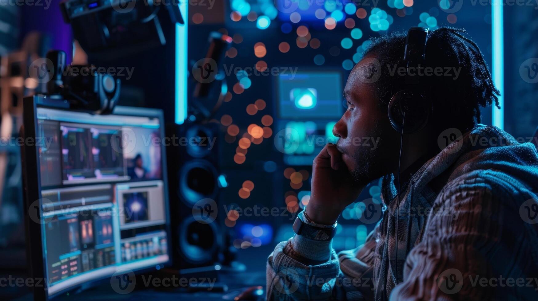 A filmmaker studies data on past reviews and industry rankings to make educated choices in hiring crew and collaborating with other production companies photo