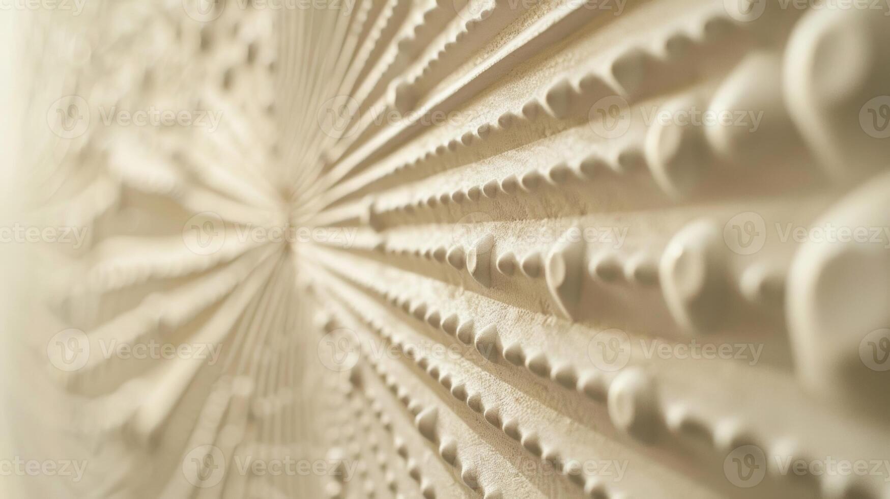 As your fingers glide over the panel you can feel the intricate details of embossed dots and lines that form a geometric design photo