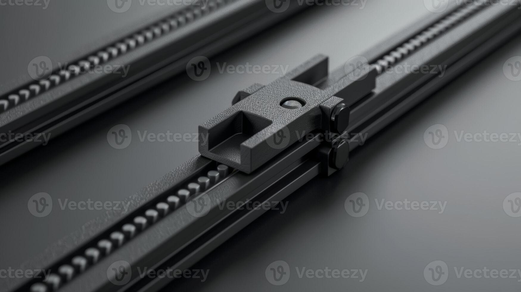 A detailed shot of the connector pieces on the strip with a fine grooved texture that adds to the functionality and durability of the product photo