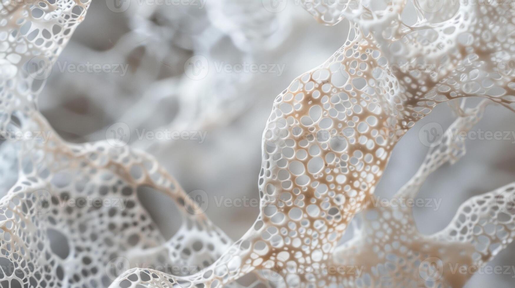 Clusters of delicate transparent fibers delicately intertwining with each other creating a lacy and intricate pattern photo