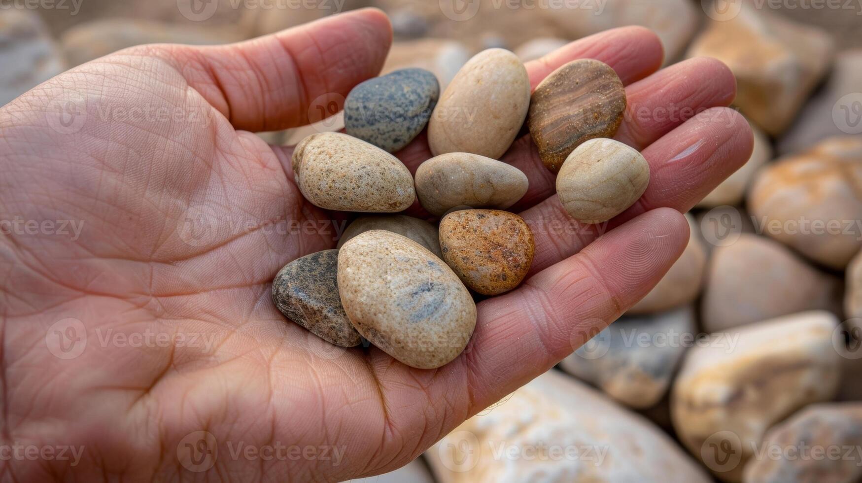 Small and compact these pebbles fit perfectly in the palm of your hand with a weight that is surprisingly satisfying photo