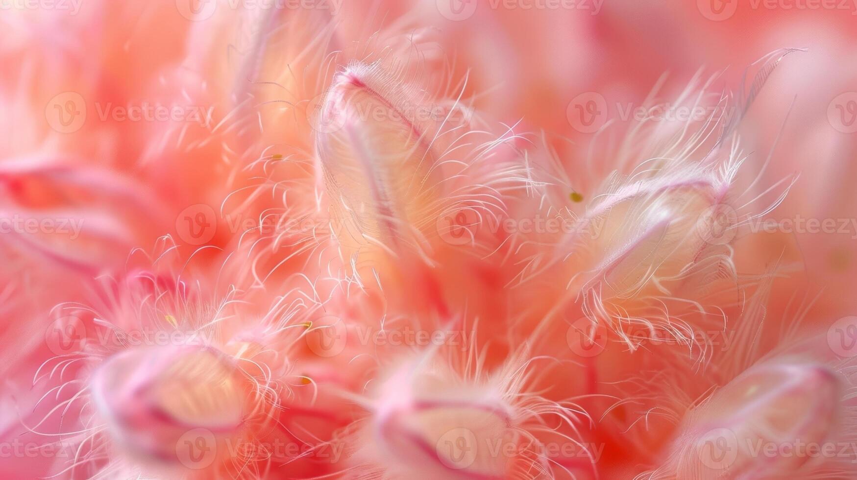 Tiny delicate hairs covering the surface giving each petal a soft and fuzzy texture photo