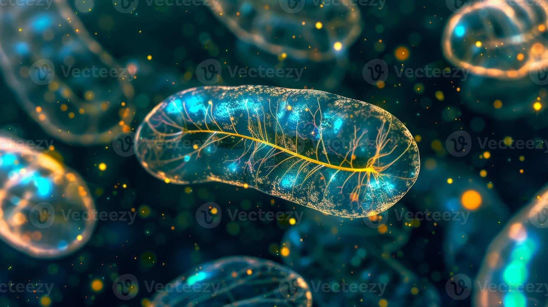 A series of timelapse images capturing the movement of mitochondria within a cell emphasizing their dynamic role in energy production and distribution photo