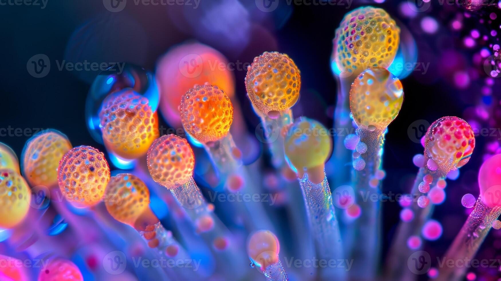 In contrast the cone cells appear rounder and are essential for color vision with different types of cones responding to different wavelengths of light photo
