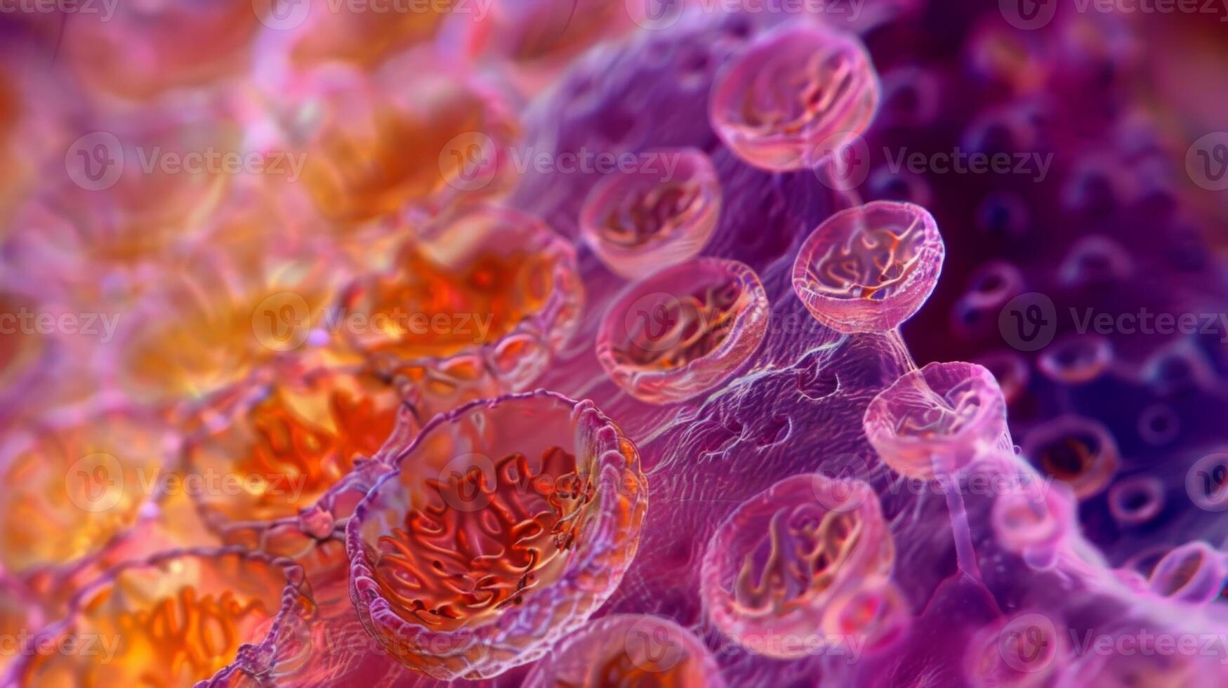 Through the use of microscopy one can observe the sweatproducing cells within eccrine glands which work in tandem to keep the body cool and comfortable photo
