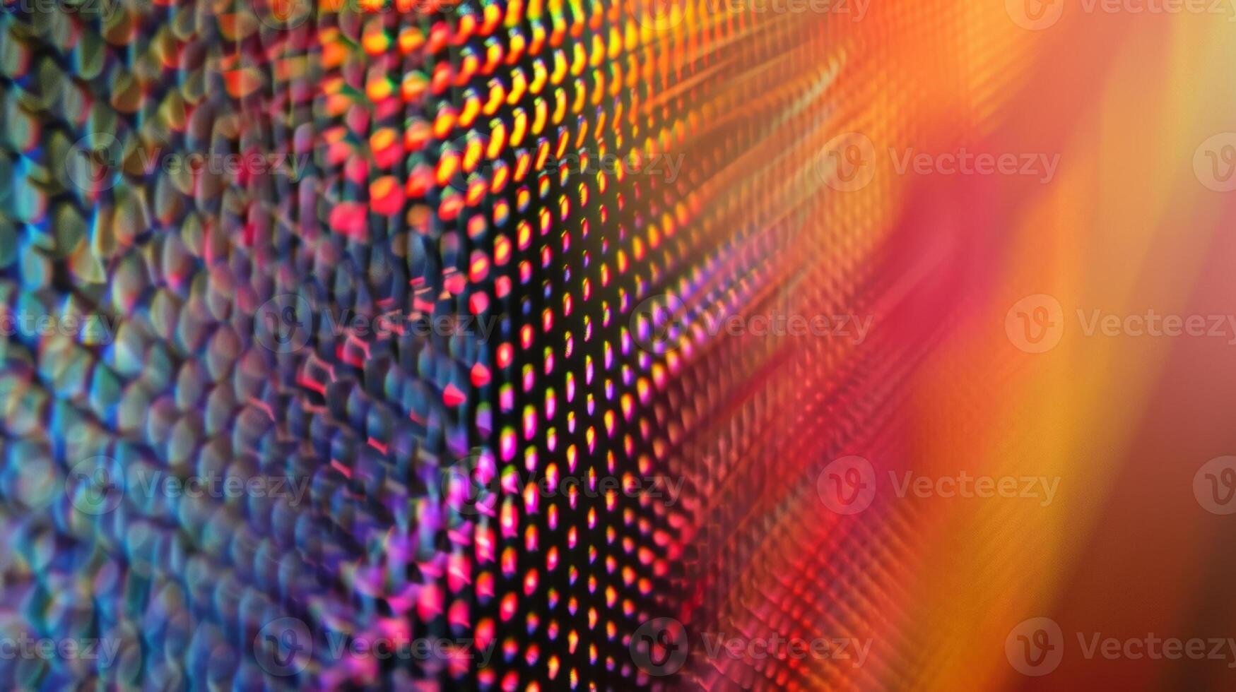 A highresolution image of a quantum dot display zoomed in to reveal the sharp crisp edges of each individual dot photo
