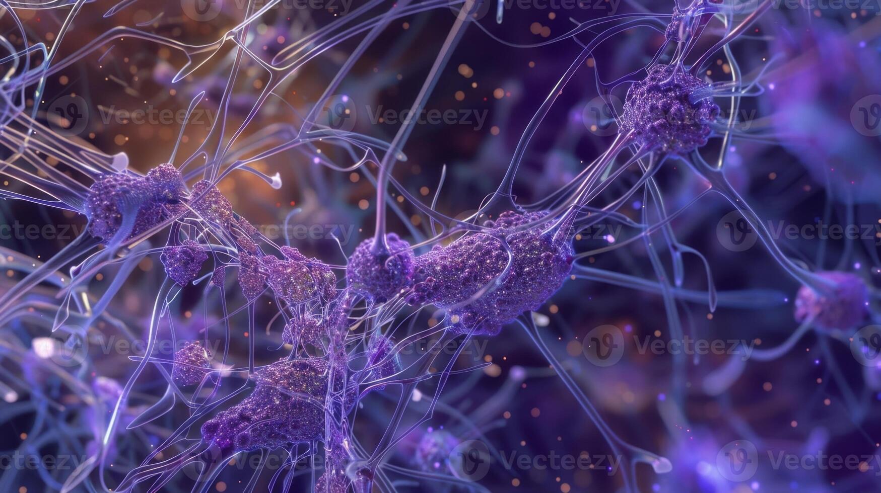 Cluster of lymph nodes connected by intricate lymphatic vessels facilitating the transport of immune cells throughout the body photo