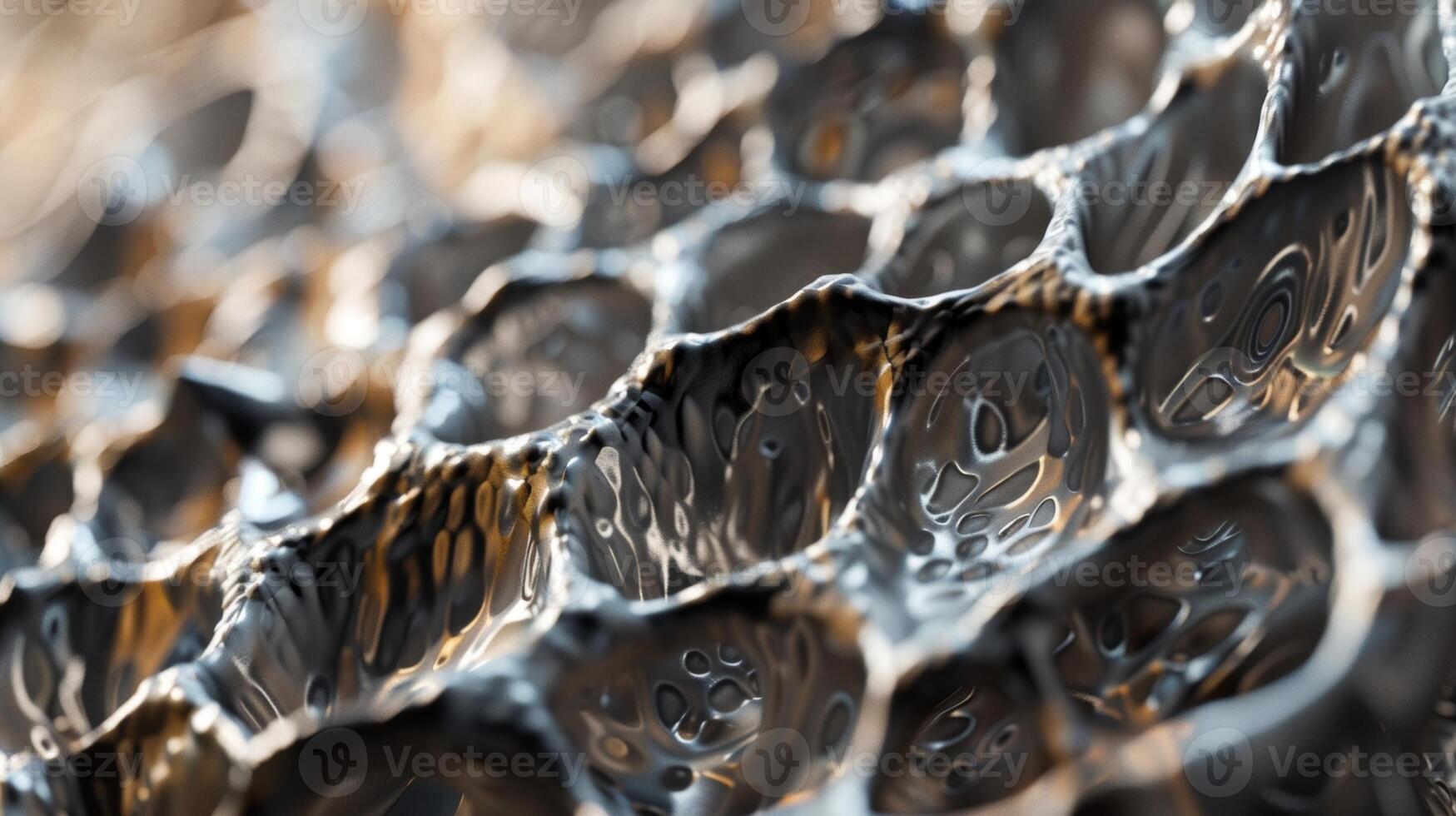 Featuring a bumpy irregular surface this closeup texture displays the layered effect of multiple coats of nanomaterials. The unique texture has a tactile quality and appears slightl photo