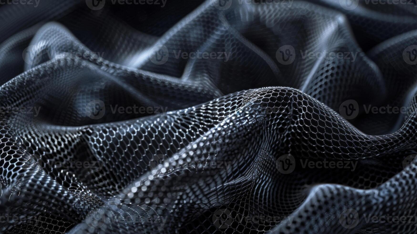 The intricate weaving of carbon nanotubes gives the fabric a dynamic texture almost like a threedimensional grid adding a sense of depth and dimension to the surface photo
