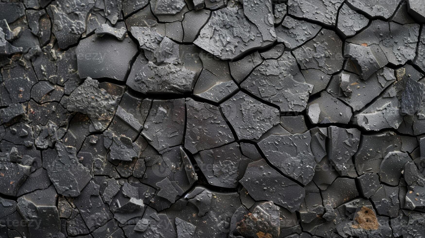 Unique and uneven shapes tered across the surface adding to the uneven texture and visual interest of the graphite heat spreader photo