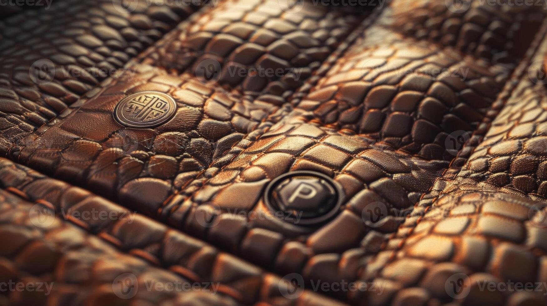 A closeup of a control panel with a soft leatherlike texture featuring embossed labels and buttons for a luxurious and elegant touch photo