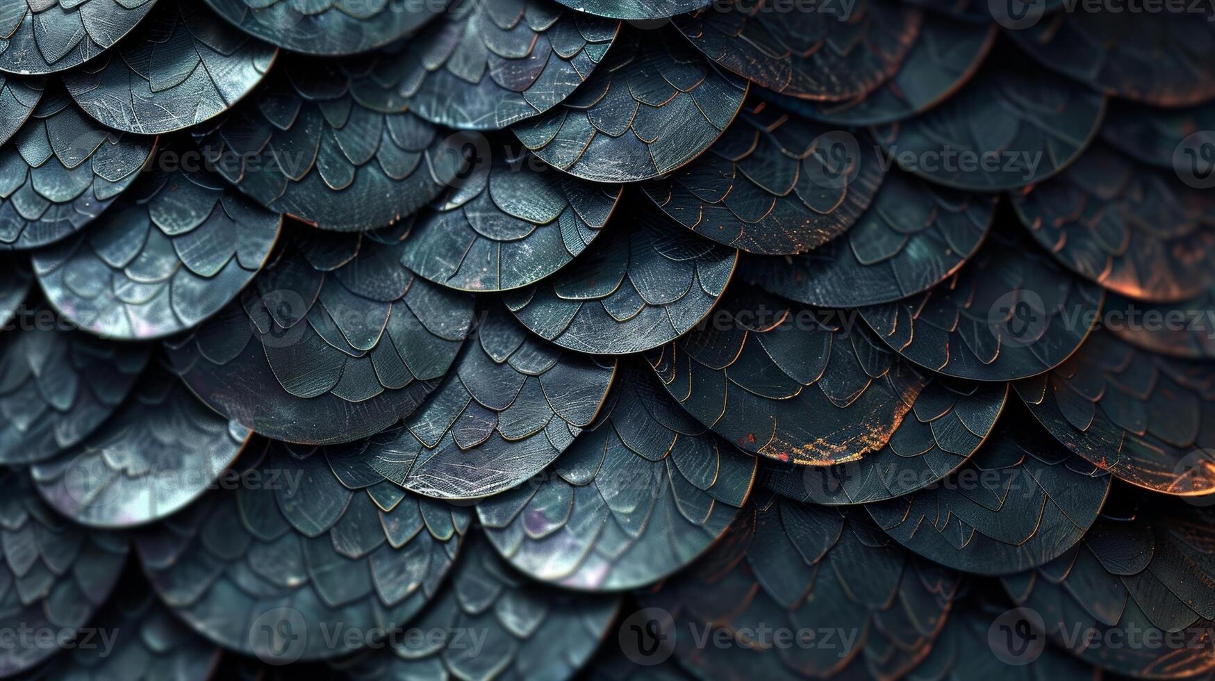 Faux Scales This robots skin is made up of overlapping scalelike shapes creating the illusion of a scaly reptilian texture that hints at its robotic nature photo