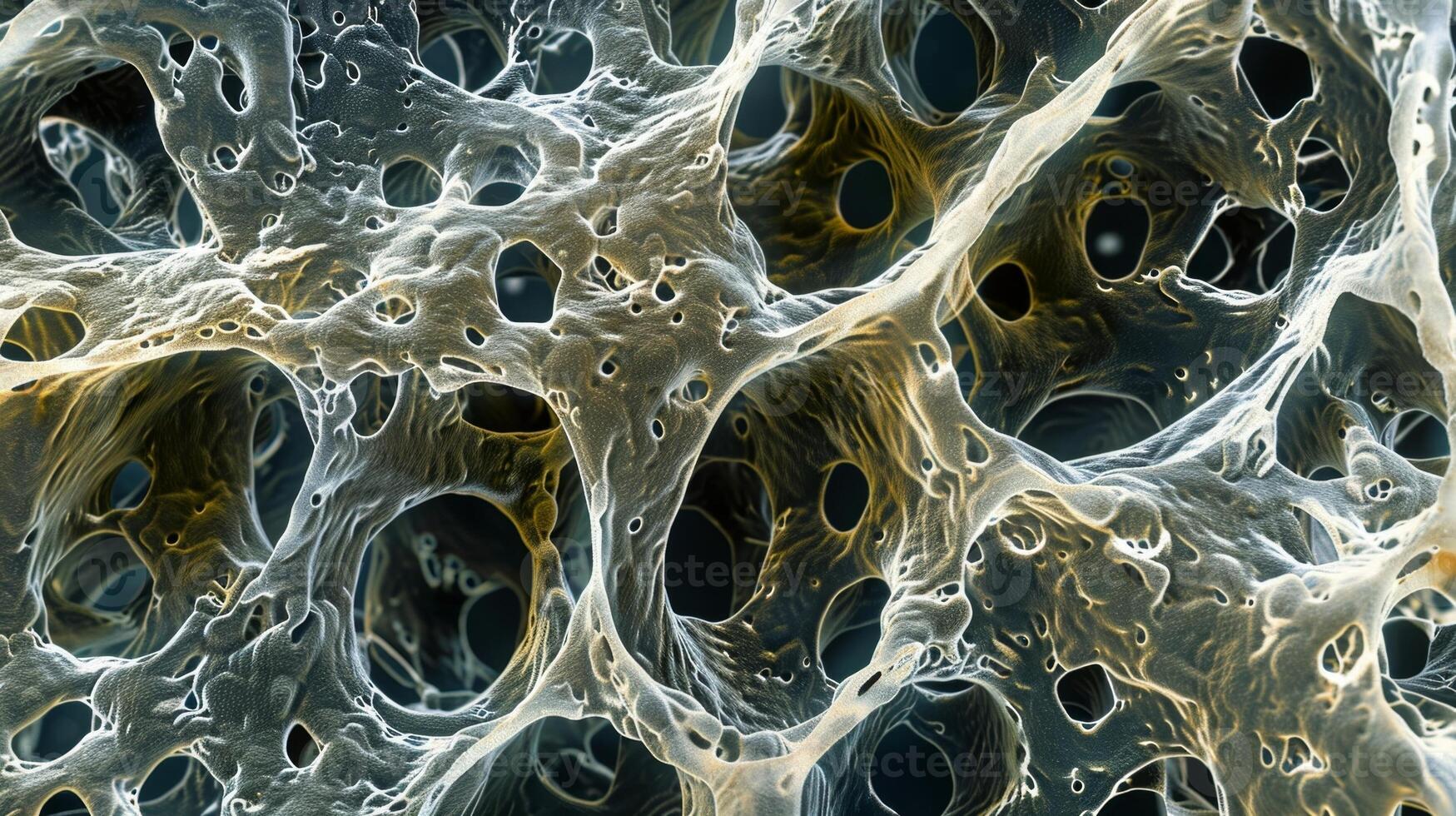 In this microscopic image elongated osteoblasts are surrounded by a large amount of extracellular matrix showcasing their role in bone formation photo