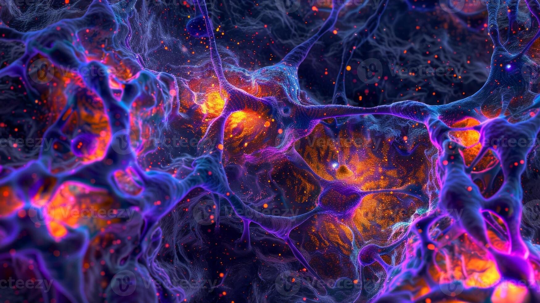 Network of endothelial cells forming the first line of defense against s reaching the brain photo