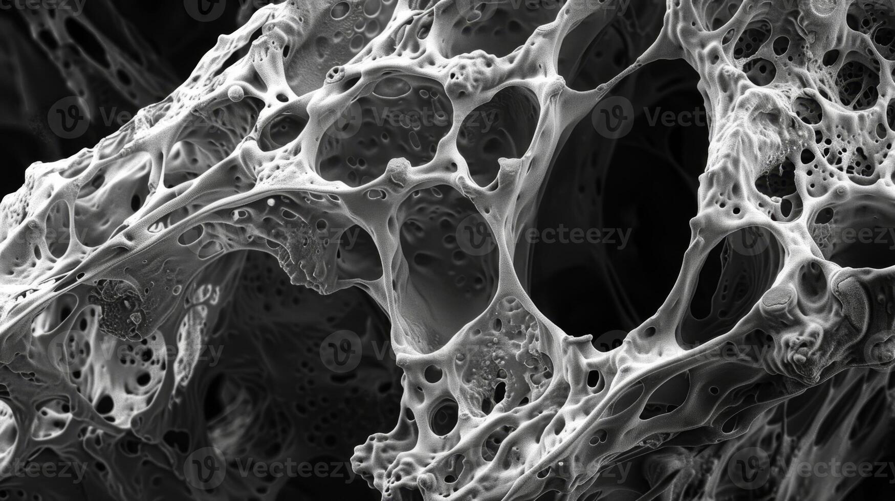 An electron microscope image shows the dense and tightlypacked collagen fibers in cartilage crucial for shock absorption and smooth joint movement photo