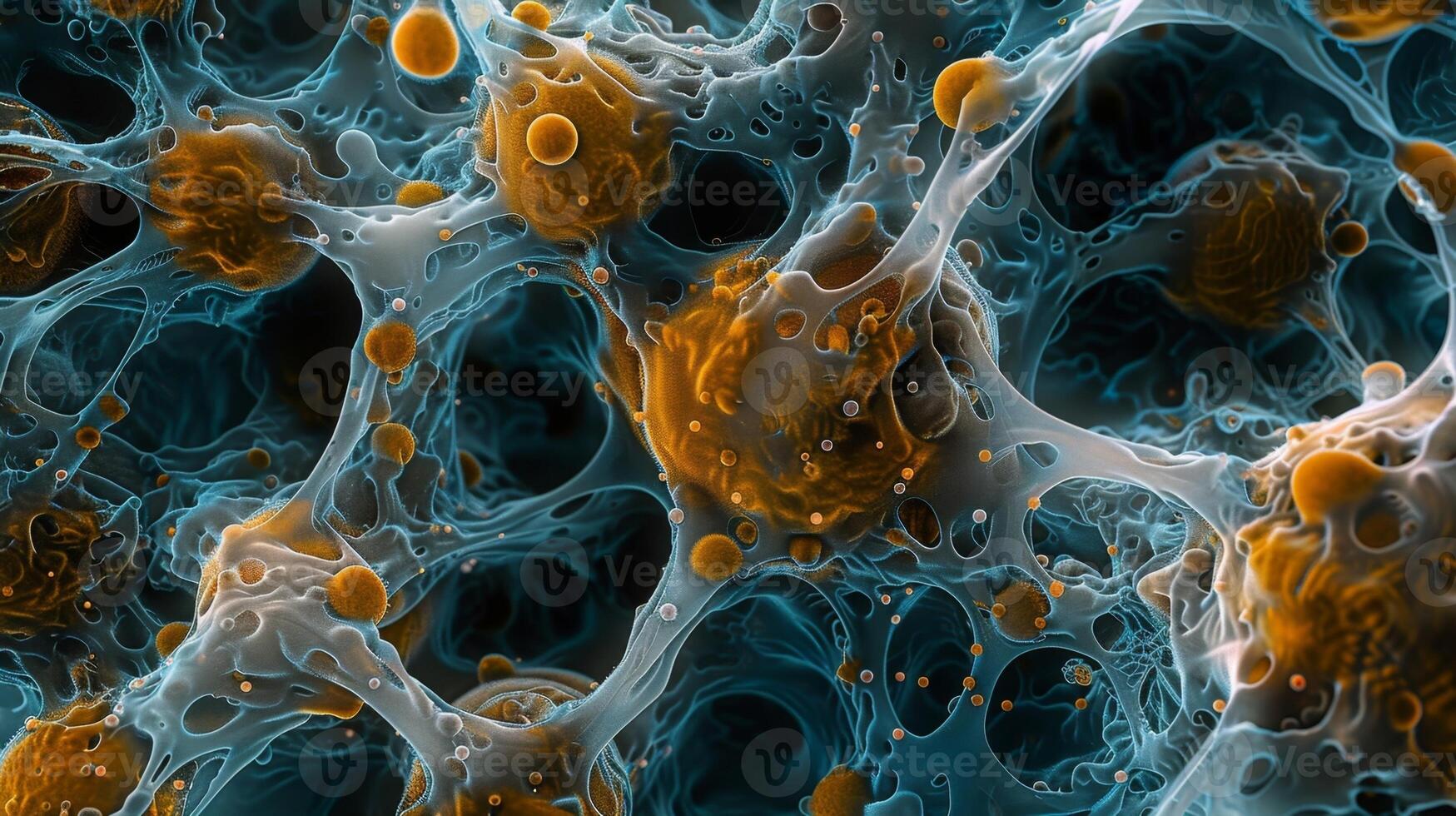 Cryoelectron microscopy image of desmosomes in intestinal epithelial cells displaying their intricate structure and intercellular connections photo