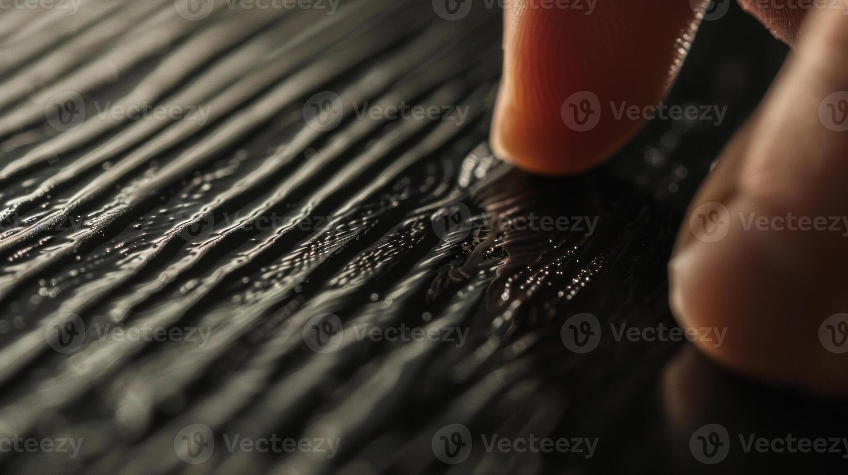 Running a finger along the surface reveals delicate ridges and lines evidence of the meticulous craftsmanship put into creating the glossy finish photo
