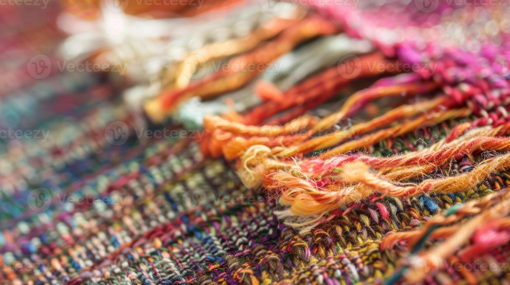 Woven with a mix of thick and thin threads this tablecloth has a tactile surface that is both sy and visually intriguing photo