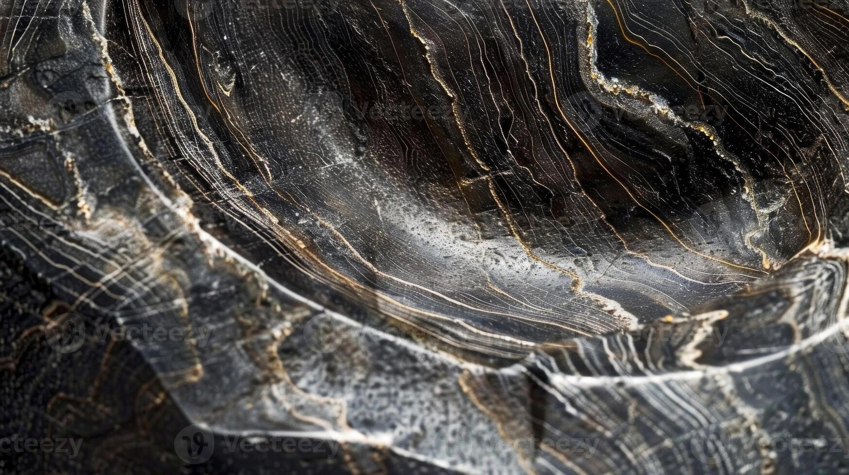 The intricate patterns and lines etched into the polished surface of a granite sink giving it a sleek and sophisticated texture photo