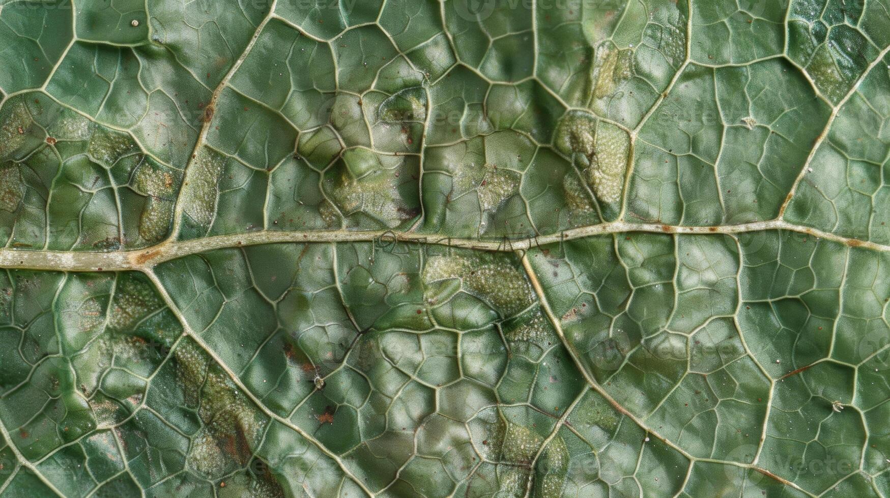 Detailed texture of leaf s displaying jagged edges and rough surfaces as the s travel through the leaf photo