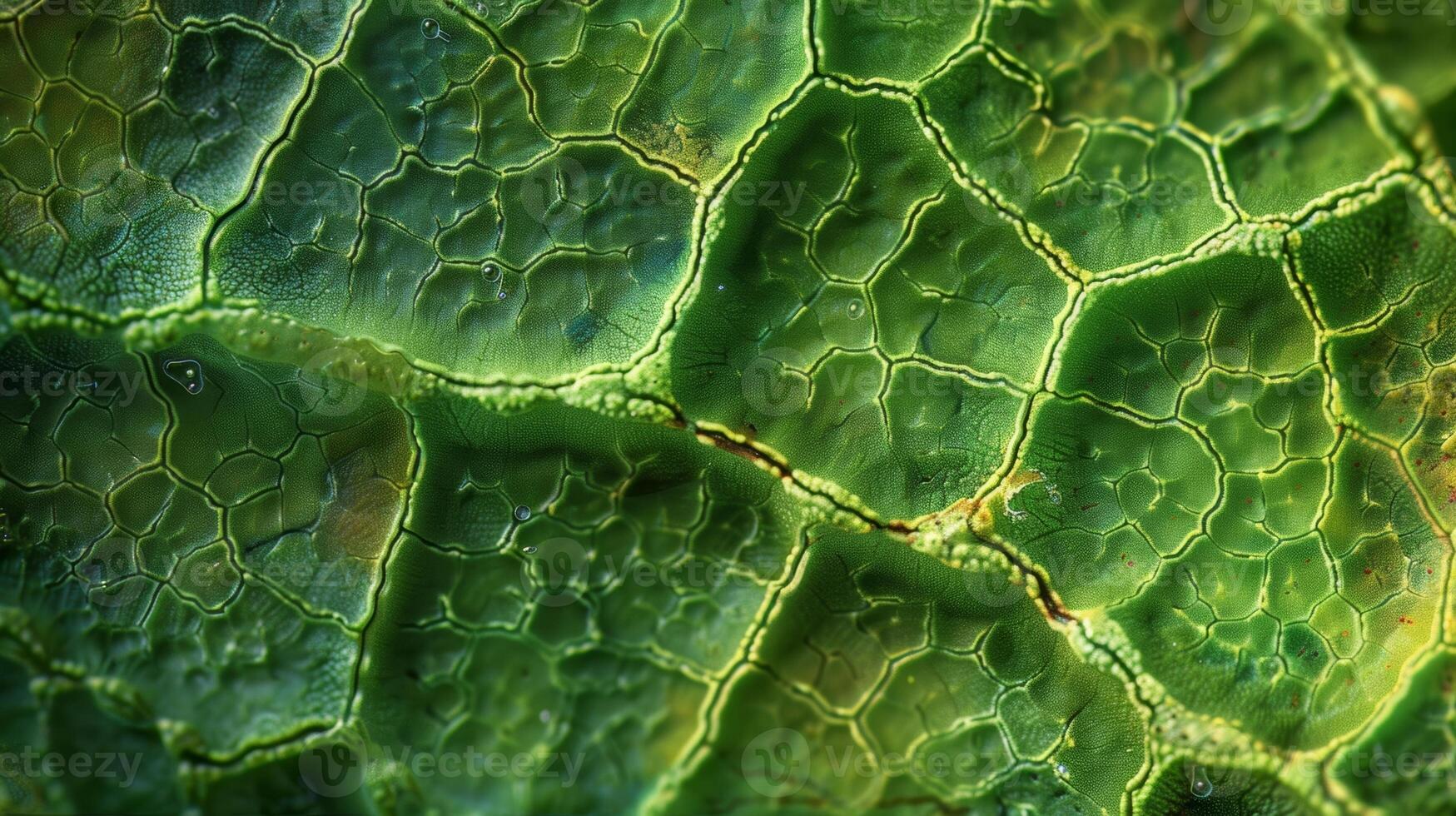 Closeup of leaf s giving a glimpse into the microscopic world of plant life and the intricate patterns that support its growth photo