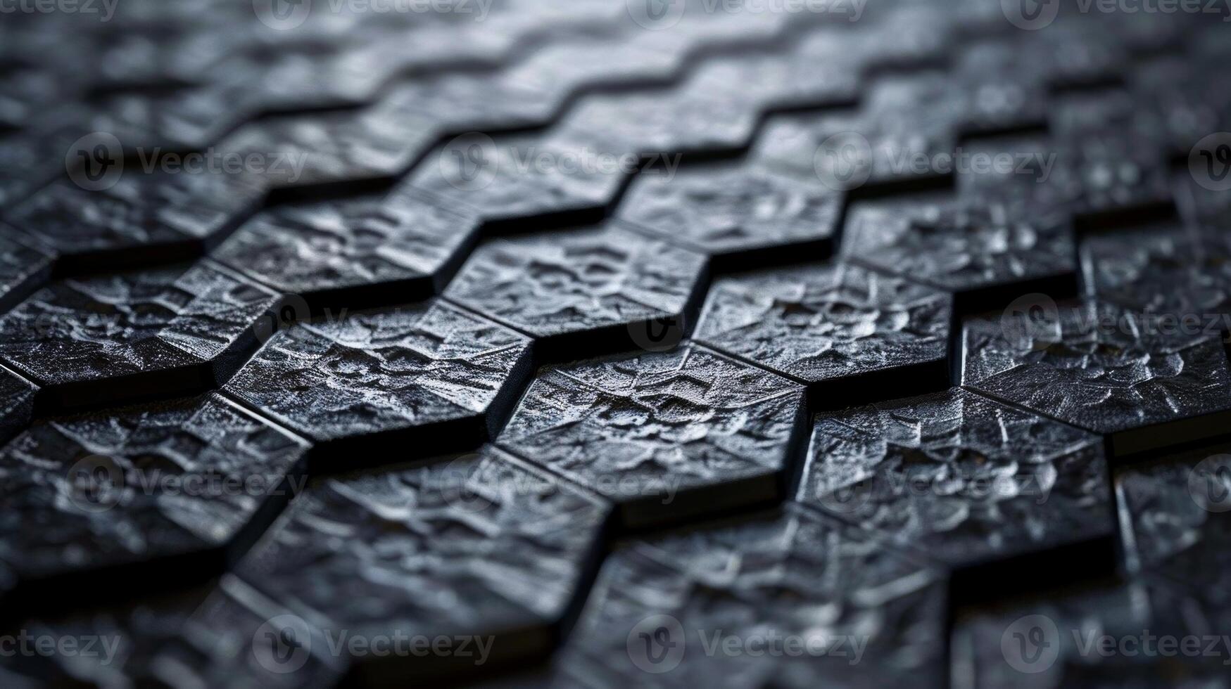 Upon closer inspection the surface of the graphene sheet reveals a rich texture of interlocking hexagonal patterns reminiscent of a honeycomb photo