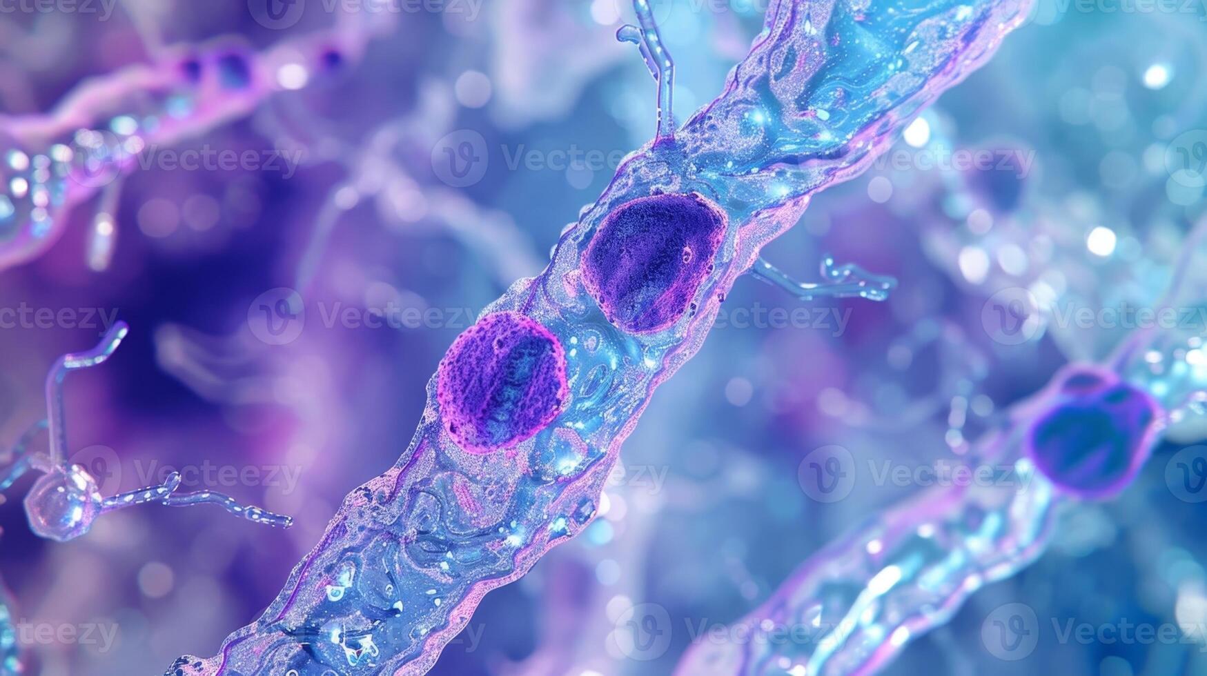 A microscopic view of the sarcoendoplasmic calcium ATPase SERCA pump responsible for maintaining calcium ion gradients in the cell photo