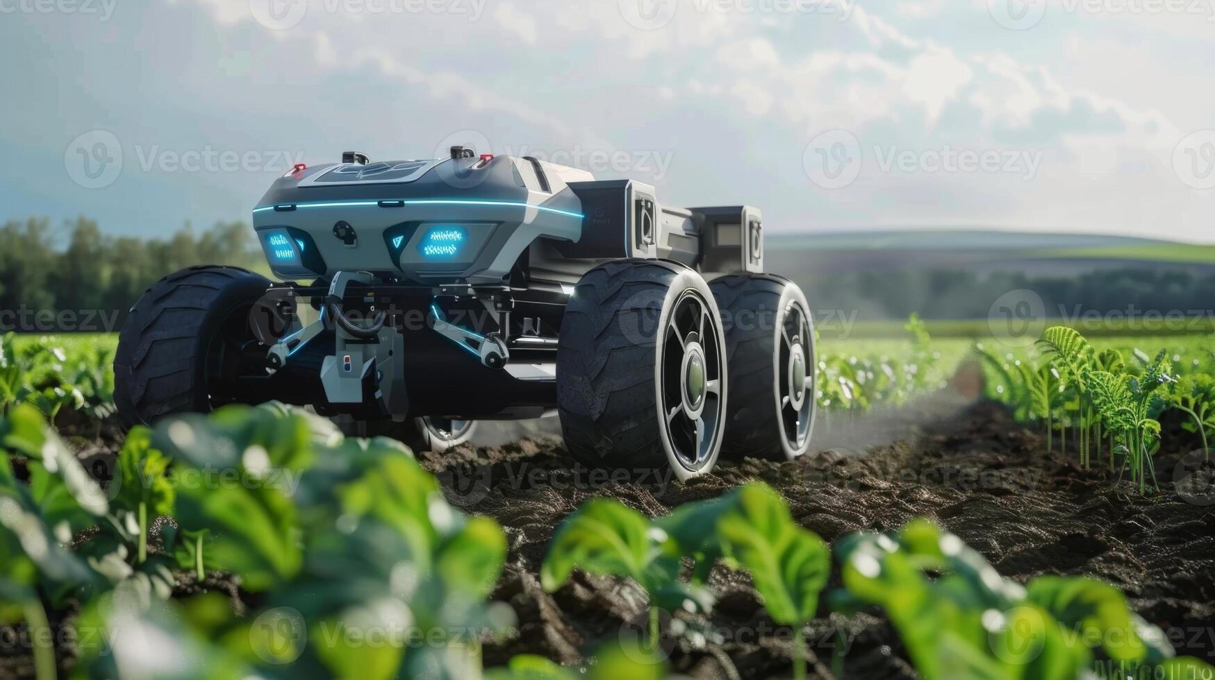 With minimal human intervention the robotic harvester selfcorrects any errors and optimizes its performance to ensure a bountiful harvest photo