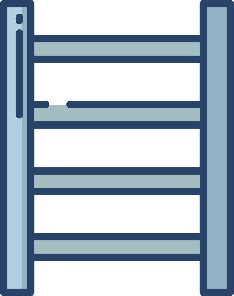 ladder linear color illustration vector