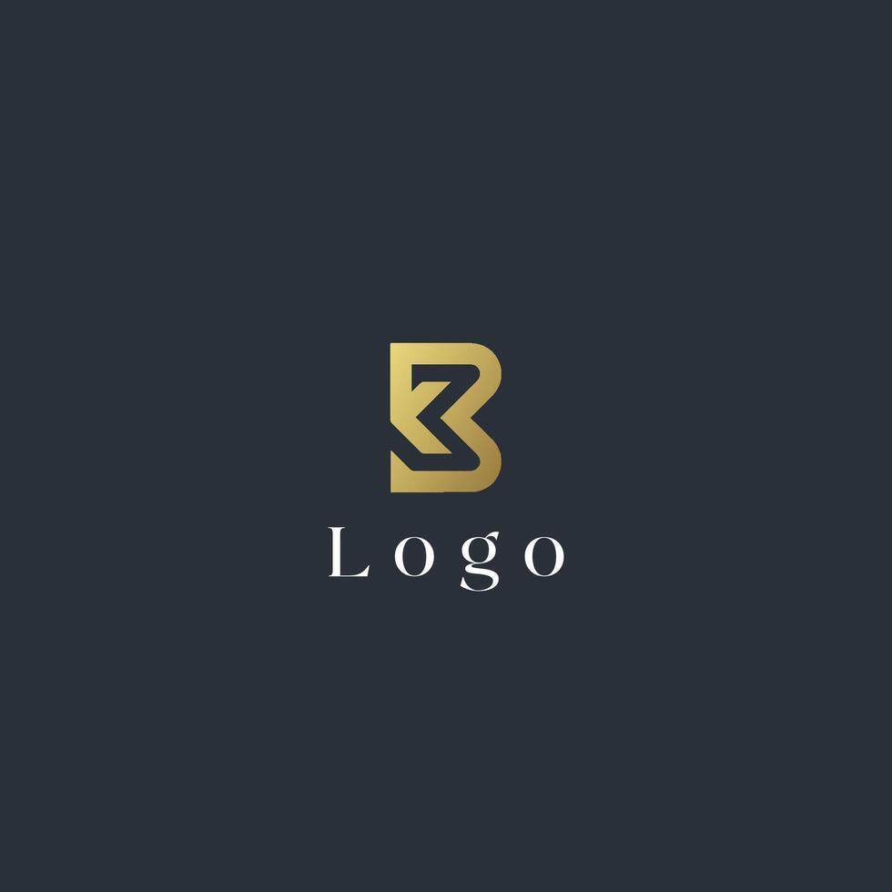 BK logo design image vector